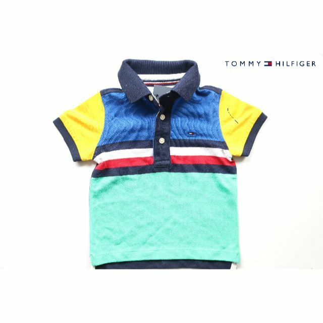 TOMMY HILFIGER(トミーヒルフィガー)の新品未使用・送料無料【トミーヒルフィガー】ベビーポロシャル　12M用　タグ付き キッズ/ベビー/マタニティのベビー服(~85cm)(シャツ/カットソー)の商品写真