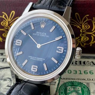 ロレックス(ROLEX)の【新品仕上げ】ロレックス ★ オイスターパーペチュアル メンズ 中古 腕時計(腕時計(アナログ))