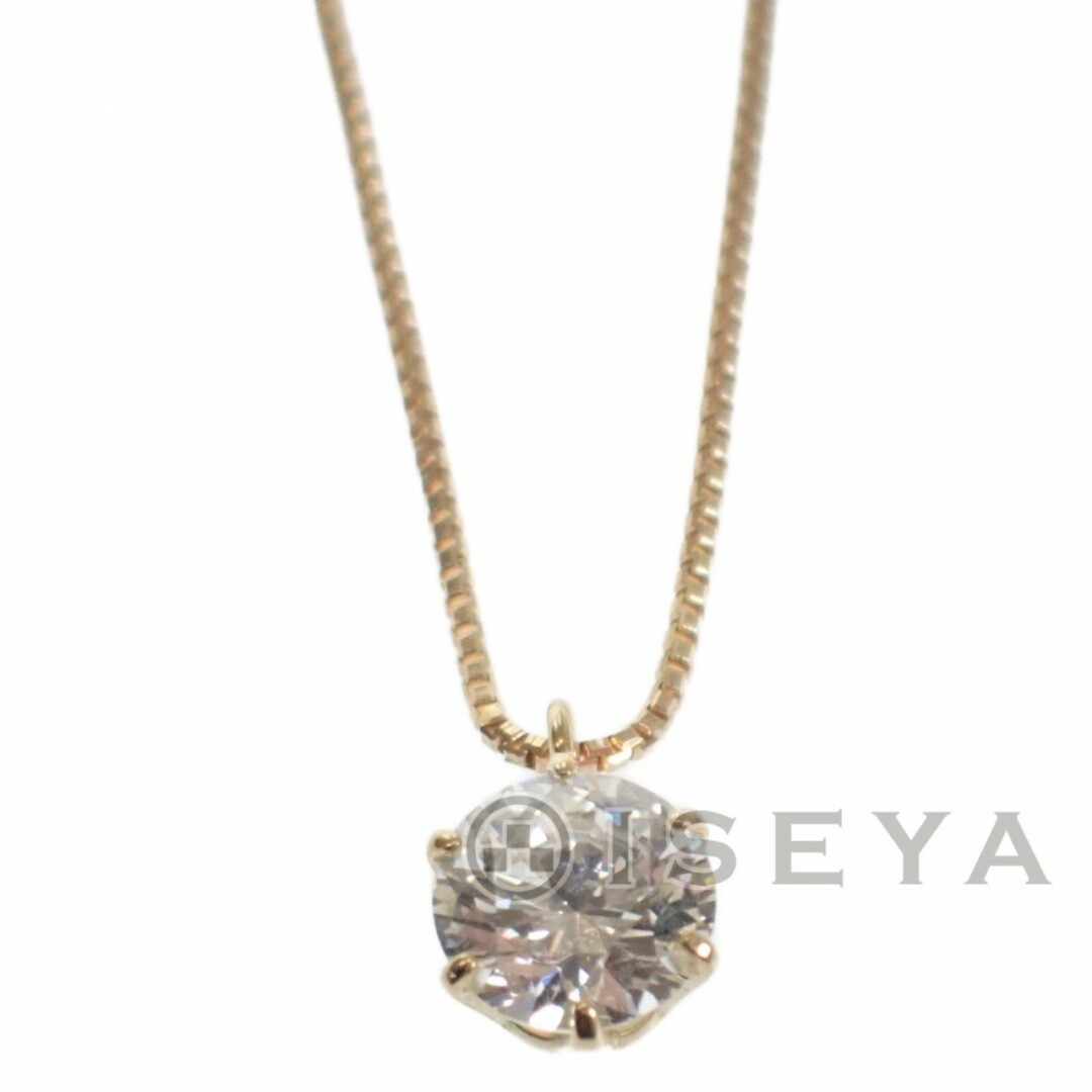 【Aランク】K18YG  デザイン ネックレス ペンダント 天然 ダイヤモンド0.355ct レディース ジュエリー アクセサリー【ISEYA】