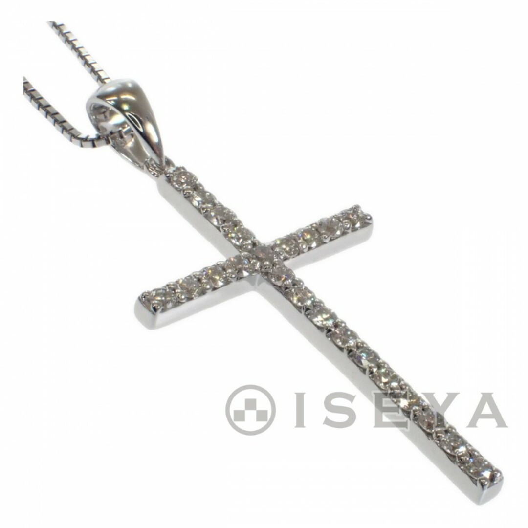 割引販売中 ダイヤモンド/3.00ct デザイン ネックレス K18WG【中古