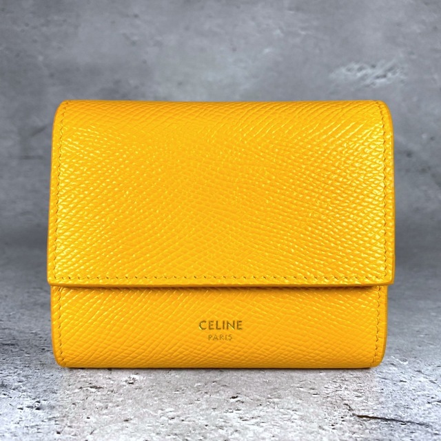 【超美品】CELINE スモール トリフォールドウォレット 三つ折り財布