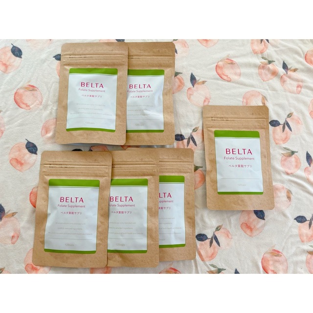 ◆未開封◆ BELTA葉酸サプリ ６袋（2袋〜ご購入希望の方ご相談ください）