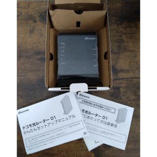 エヌイーシー(NEC)の中古品  ドコモ光ルーター01(その他)