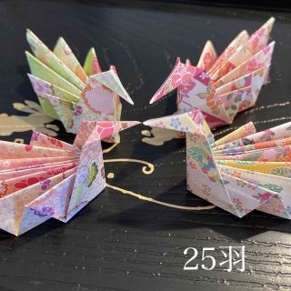 鶴の箸置き 25羽(その他)