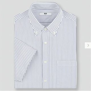 ユニクロ(UNIQLO)の【２点セット購入❗】ドライイージーケアコンフォートシャツ（半袖）Ｍ　65ブルー(シャツ)