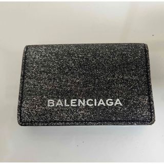 バレンシアガ BALENCIAGA カードケース シルバー  　美品