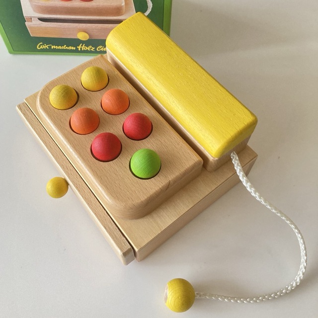 HABA(ハーバー)のErzi レジスター 木のおもちゃ レア 未使用品 キッズ/ベビー/マタニティのおもちゃ(知育玩具)の商品写真