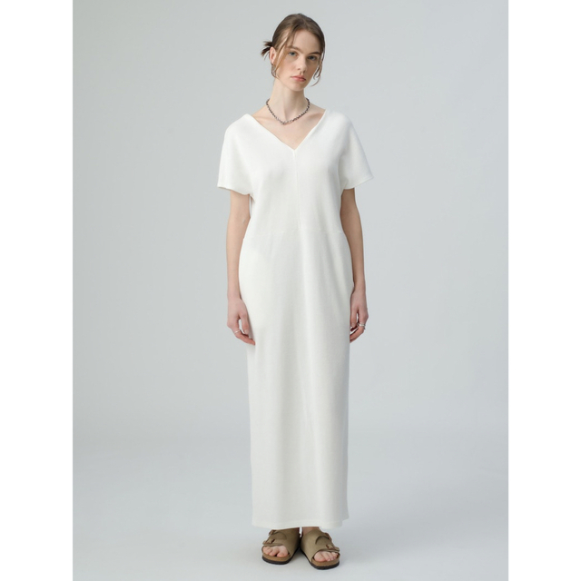 RHC Ron herman Cotton V Neck Dress