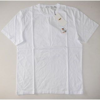 メゾンキツネ(MAISON KITSUNE')のmaison kitsune DRESSED FOX tシャツ white L(Tシャツ/カットソー(半袖/袖なし))