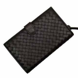 ボッテガヴェネタ(Bottega Veneta)のボッテガヴェネタ BOTTEGAVENETA 二つ折り財布 イントレチャート レザー ブラウン ユニセックス 送料無料【中古】 g3699a(財布)