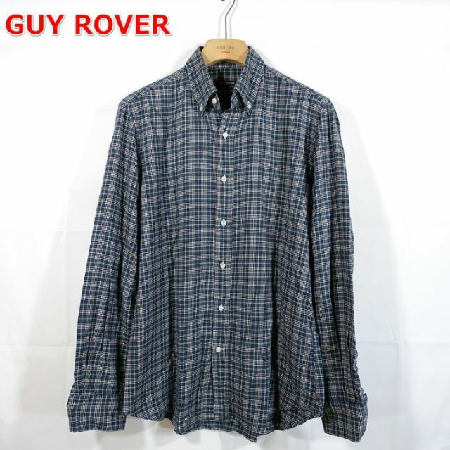 【定番】ギローバー　チェックＢＤシャツ　GUY ROVER