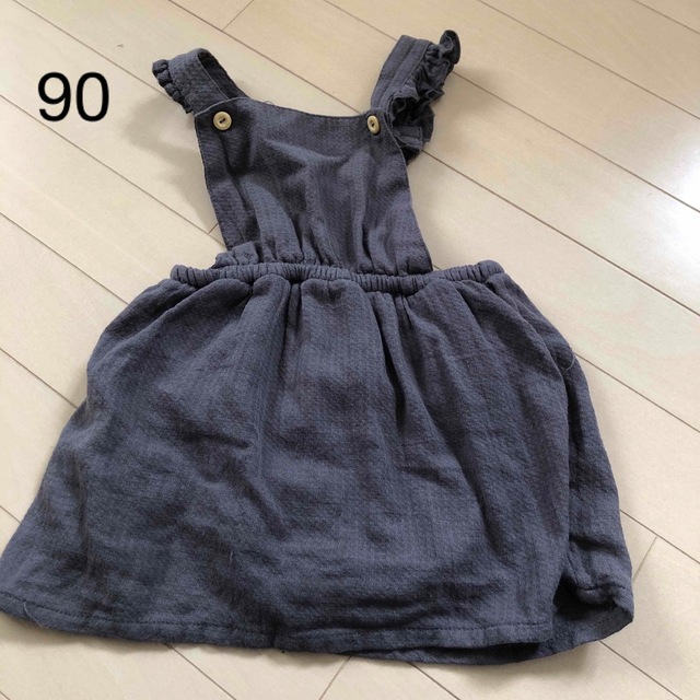 H&M(エイチアンドエム)のH&M サロペットスカート　2y キッズ/ベビー/マタニティのキッズ服女の子用(90cm~)(ワンピース)の商品写真