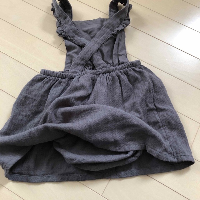 H&M(エイチアンドエム)のH&M サロペットスカート　2y キッズ/ベビー/マタニティのキッズ服女の子用(90cm~)(ワンピース)の商品写真