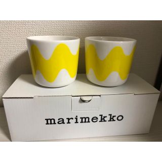 マリメッコ(marimekko)のマリメッコ　ロッキ　ラテマグ　新品　未使用(食器)