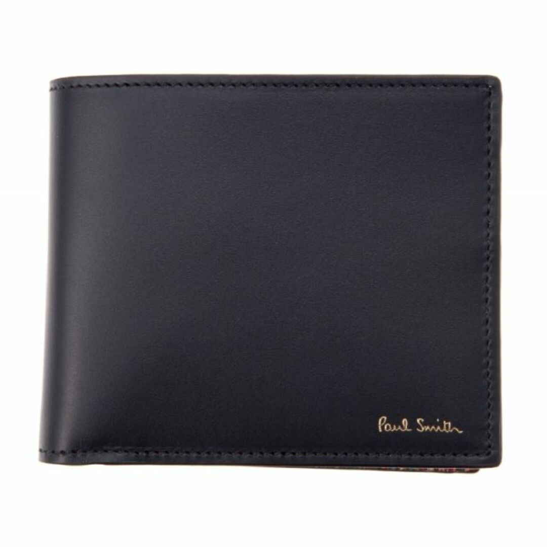 BMULTIBLACK素材ポールスミス Paul Smith 二つ折財布