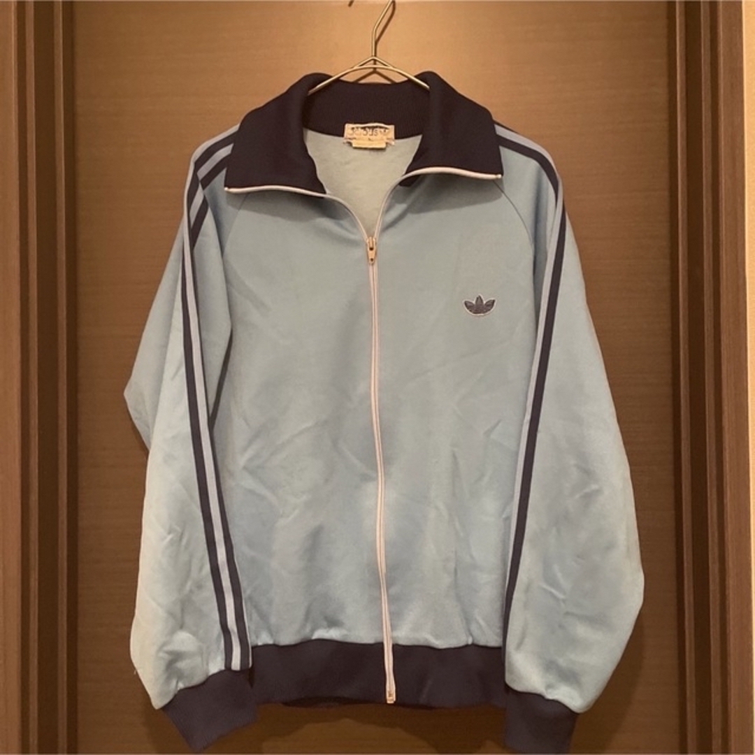 美品　80s adidas デサント製 トラックジャケット 4号