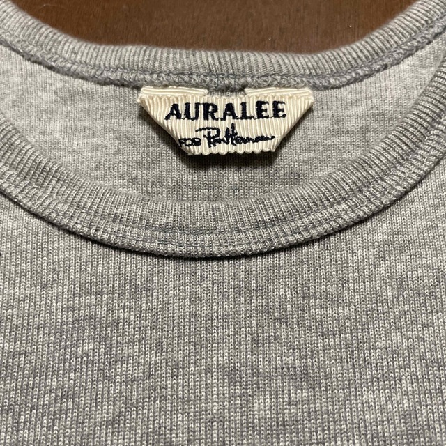 Ron Herman(ロンハーマン)のAURALEE オーラリー ロンハーマン Ꭲシャツ グレー 0 レディースのトップス(Tシャツ(半袖/袖なし))の商品写真