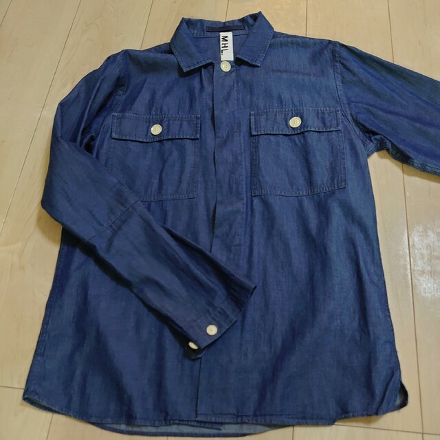 美品 MHL エムエイチエル デニム シャツ - シャツ