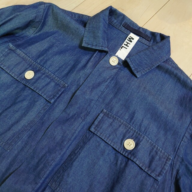 美品 MHL エムエイチエル デニム シャツ - シャツ