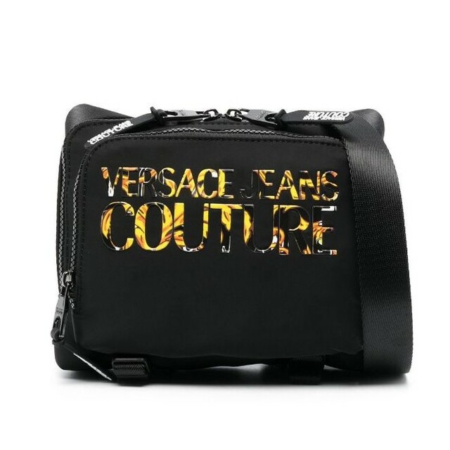 VERSACE JEANS COUTURE メッセンジャーバッグ ブラック