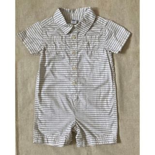 オールドネイビー(Old Navy)のオールドネイビー　シャツロンパース　6-12M(ロンパース)