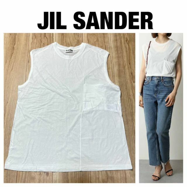 JIL SANDER ジルサンダー ノースリーブシャツ カットソー R-4010