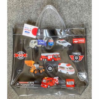 タカラトミー(Takara Tomy)の【新品】トミカ　プールバッグ　ビニールバッグ　ビーチバッグ　はたらく車　働く車(その他)