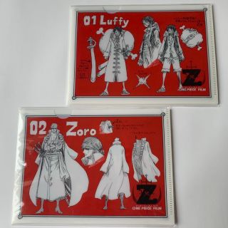 新品 ワンピース ONE PIECE FILM Ｚ　ミニクリアファイル6枚セット(その他)