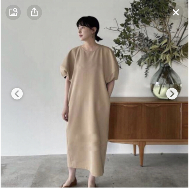 CLANE(クラネ)の【新品/完売】CLANE クラネLANTERN SLEEVE ONE PIECE レディースのワンピース(ロングワンピース/マキシワンピース)の商品写真