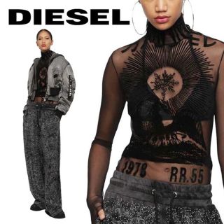 新品未使用 DIESEL ディーゼル ボディースーツ シースルー Y2K