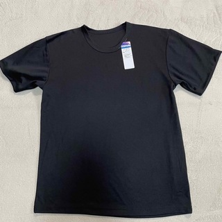 シマムラ(しまむら)のしまむら　メンズDRYメッシュ　半袖Tシャツ　ブラック　L　ポリエステル100%(Tシャツ/カットソー(半袖/袖なし))