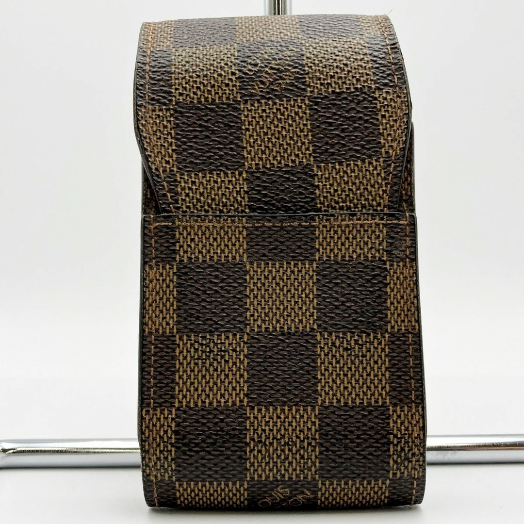 LOUIS VUITTON ルイ・ヴィトン エテュイ・シガレット ダミエ シガレットケース 小物 ブラウン PVC メンズ レディース N63024 USED