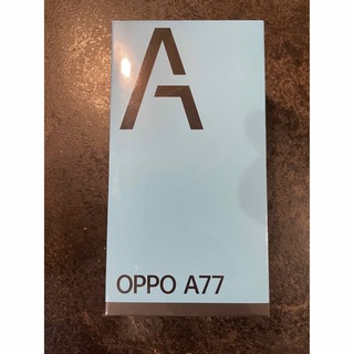 OPPO A77 ブラック(スマートフォン本体)