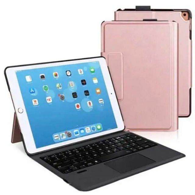 タッチパッド搭載❣iPadを瞬時にMacBook仕様に♪❤ケース＆キーボード スマホ/家電/カメラのPC/タブレット(その他)の商品写真