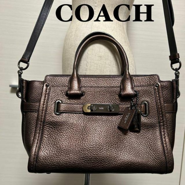 COACH(コーチ)のCoach コーチ スワッガー 27 素敵なブロンズ♡ レディースのバッグ(ショルダーバッグ)の商品写真