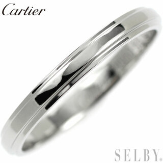 カルティエ(Cartier)のカルティエ Pt950 ダイヤモンド リング ダムール 55号(リング(指輪))