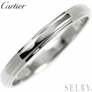 カルティエ(Cartier)のカルティエ Pt950 ダイヤモンド リング ダムール 55号(リング(指輪))