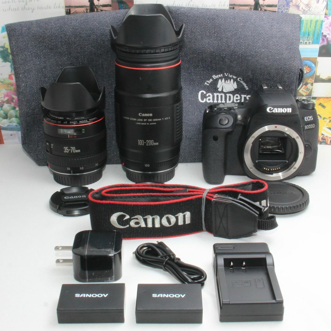 ❤️予備バッテリー付き❤️Canon EOS 9000D ダブルレンズセット❤️