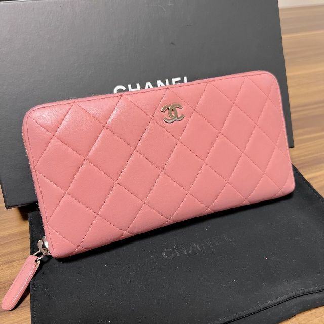 ⭐️美品⭐️CHANEL シャネル マトラッセ 財布 ラウンドファスナー-