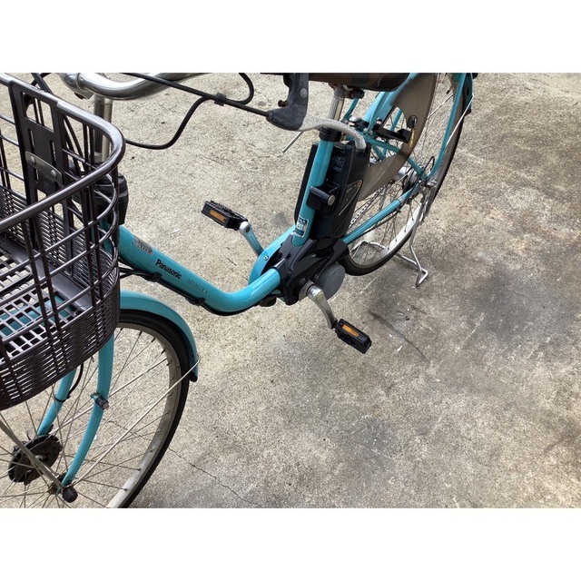 Panasonic(パナソニック)のパナソニック新機種電動アシスト自転車viviDX26インチブルーボディー スポーツ/アウトドアの自転車(自転車本体)の商品写真