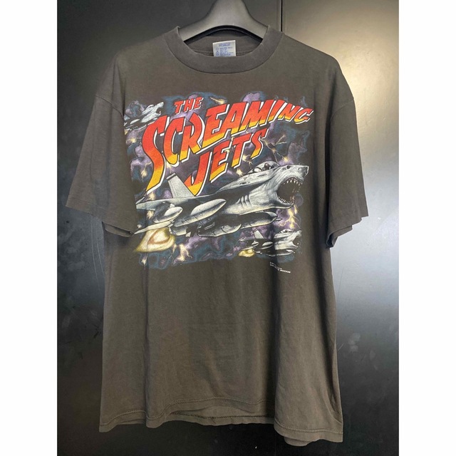 90'S当時物 THE SCREAMING JETS Tシャツ ヴィンテージ L メンズのトップス(Tシャツ/カットソー(半袖/袖なし))の商品写真