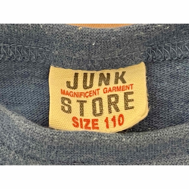 JUNK STORE(ジャンクストアー)の110サイズ　ジャンクストアーJUNK STORE TUBEシャツ キッズ/ベビー/マタニティのキッズ服男の子用(90cm~)(Tシャツ/カットソー)の商品写真