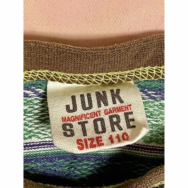 JUNK STORE(ジャンクストアー)の110サイズ　ジャンクストアーJUNK Store  Tシャツ キッズ/ベビー/マタニティのキッズ服男の子用(90cm~)(Tシャツ/カットソー)の商品写真