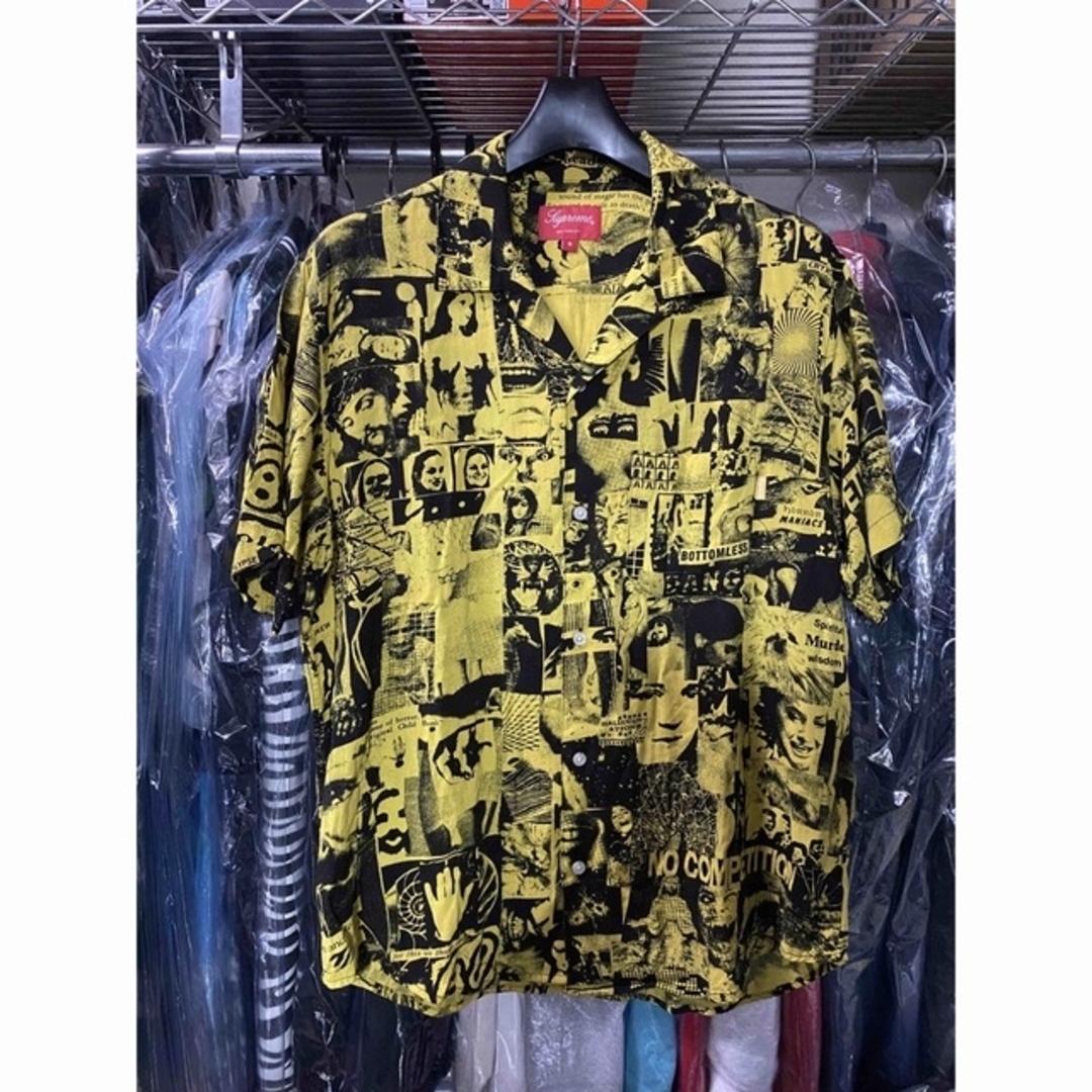 supreme 18ss vibrations rayon shirt キムタク