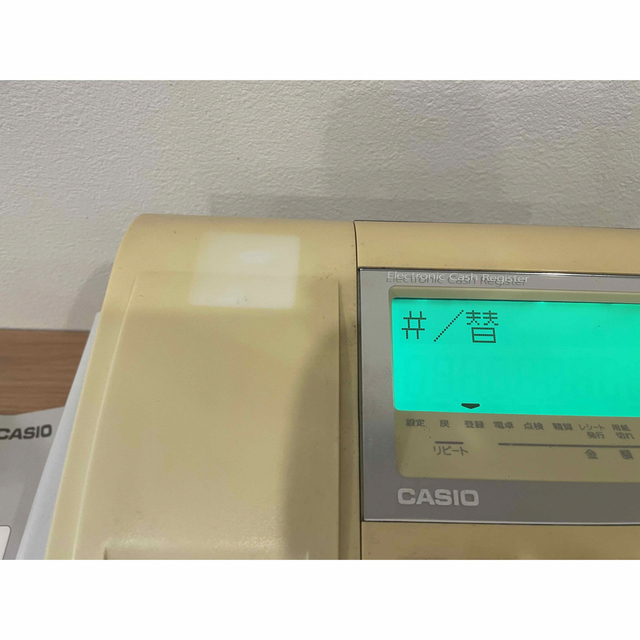 CASIO(カシオ)のCASIO TE-300  レジスター インテリア/住まい/日用品のオフィス用品(店舗用品)の商品写真