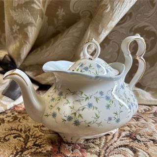 ロイヤルアルバート(ROYAL ALBERT)の英国製 希少サイズ！ Royal Albert 【Caroline】ティーポット(食器)