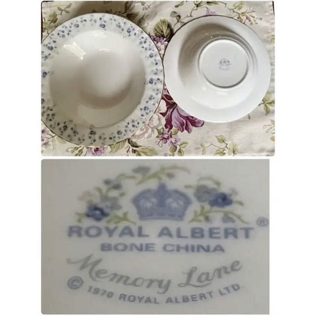 ROYAL ALBERT - 【未使用美品】ロイヤルアルバート☆勿忘草 ROYAL ALBERT - 【未使用美品】ロイヤルアルバート☆勿忘草