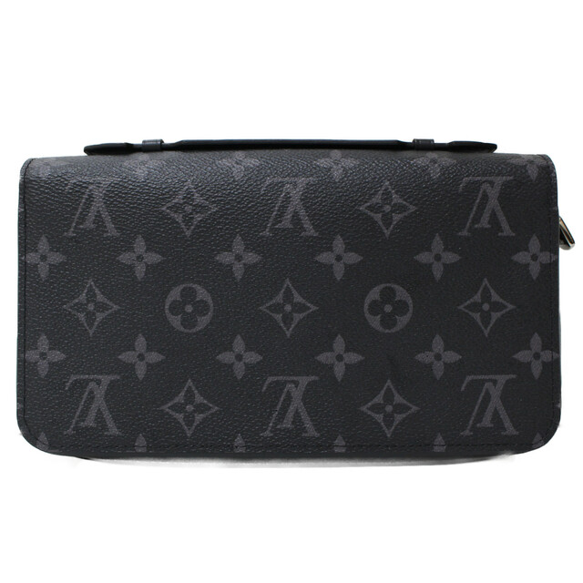 LOUIS VUITTON　ルイヴィトン　ジッピーXL　M61698　財布　ウォレット　セカンドバッグ　モノグラム・エクリプス　ブラック×グレー　メンズ　ギフト　プレゼント包装可松前R56号店