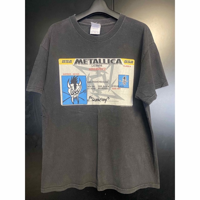 00'S当時物 METALLICA Tシャツ ヴィンテージ　サイズL メタリカ メンズのトップス(Tシャツ/カットソー(半袖/袖なし))の商品写真