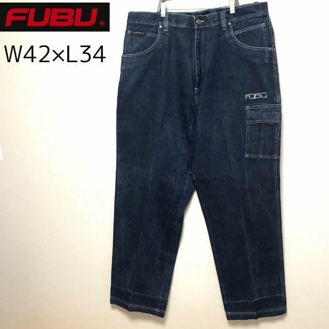 90s FUBU 極太 バギーパンツ ペインター デニム W40 ワイド